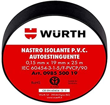 Nastro Isolante 19x25 Nero